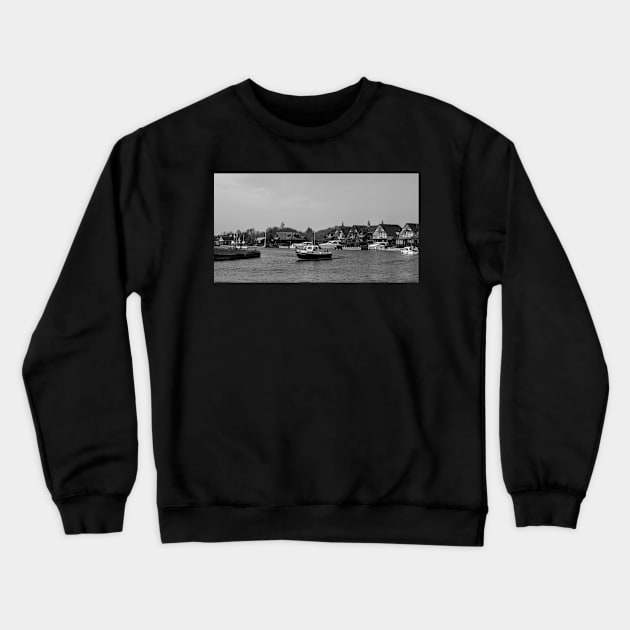 Police enforcement on the Norfolk Broads Crewneck Sweatshirt by yackers1